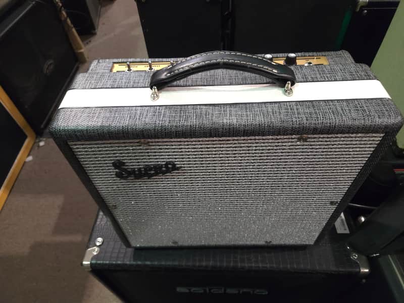 Supro 1610RT Comet 1x10 Combo Amp 2016 - Present - Black Rhino Hide - Local Pickup Only image 1
