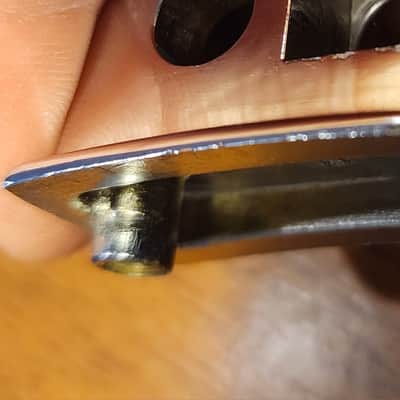Ludwig No. 405 Aluminum Piccolo 3x13" 6-Lug Snare Drum with Pointed Blue/Olive Badge late 70's- Chrome-Plated image 11