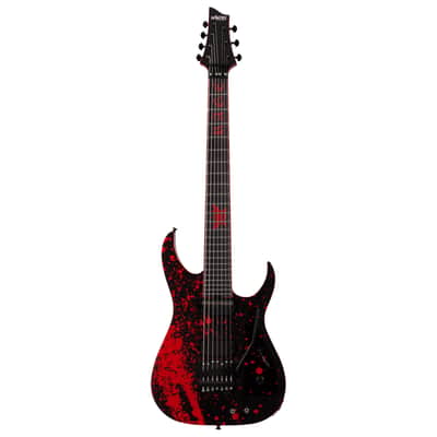 Schecter Sullivan King Signature Banshee 7 FR-S - Obsidian Blood image 2