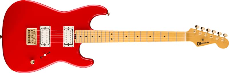 Charvel American Neo-Classic San Dimas SD1 HH HT Maple FB Racing Red with Bag