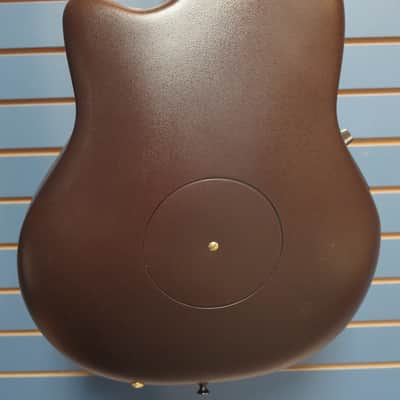 Ovation 1868 Elite Acoustic Electric Guitar with Hardshell Case, Super Shallow Bowl image 5