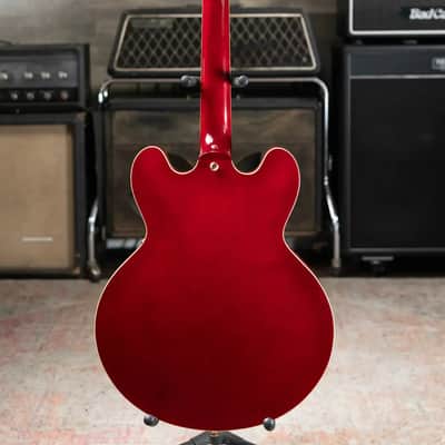 Epiphone Jorma Kaukonen Signature JA-Riviera, Cherry w/ Hardshell Case - Used image 10