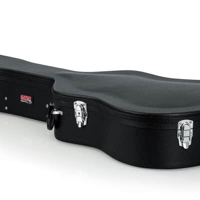 Gator Cases Hard-Shell Wood Case for 6 or 12 String Acoustic Dreadnought Guitars (GWE-DREAD 12) image 7