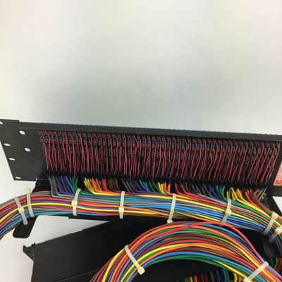 ADC 96 Bantam TT patchbay connected to ADC UP-96NMKII PPC RACKMOUNT PATCHBAY image 12