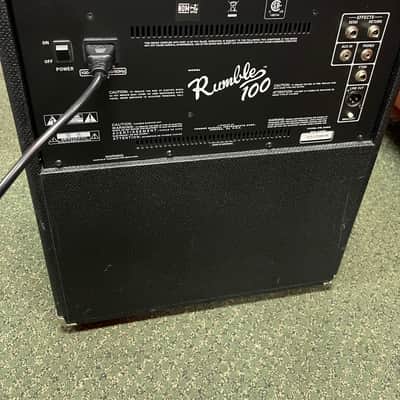 Fender Rumble 100 V3 100-Watt 1x12 Bass Combo 2015 - Present - Black image 4