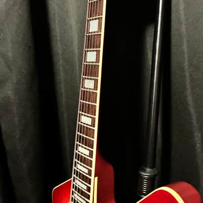 1983 Ibanez Destroyer II DT500CS – MIJ FujiGen – Cherry Sunburst Flame Top – X Series – Vintage Explorer image 13