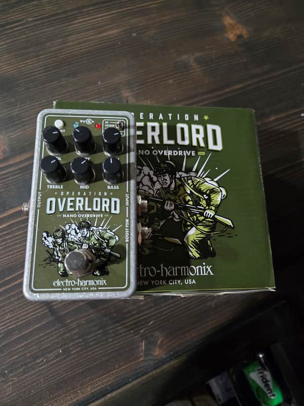 Electro-Harmonix Nano Operation Overlord Stereo Overdrive 2019 - Present - Green image 1