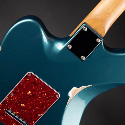 2024 - Suhr Eddie's Guitars Exclusive Roasted Classic JM Antique - Ocean Turquoise Metallic image 11