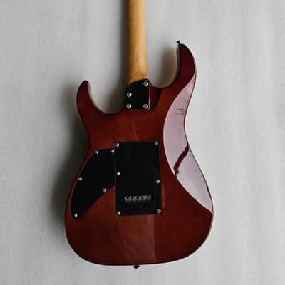 (Detached) IYV-IS-400-HH Solid Body with Flame Maple Top Electric Guitar, Natural image 5