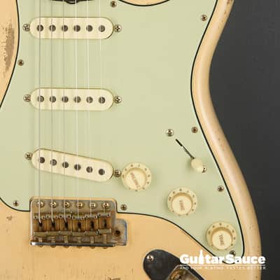 Fender Custom Shop Masterbuilt Andy Hicks ’59 Stratocaster Relic 2025 - Vintage Blonde (COD 1934NG) image 4