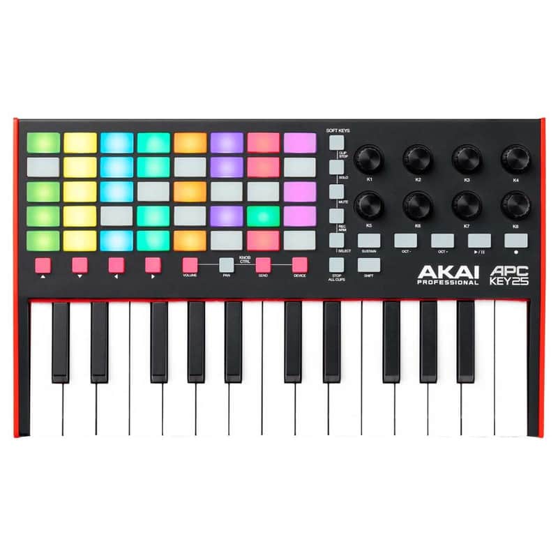Akai Professional APC Key 25 MK2 25-Key 40-Pad Ableton MIDI Keyboard Controller - Store Demo image 1