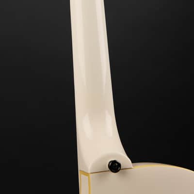 2019 Epiphone George Thorogood Signature White Fang ED-125 TDC Bone White image 8