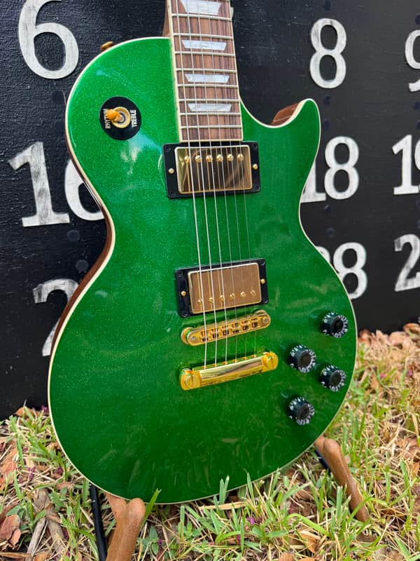 Gibson Mod Collection Les Paul Standard 60s Custom Green Sparkle Galactic Cactus 2026