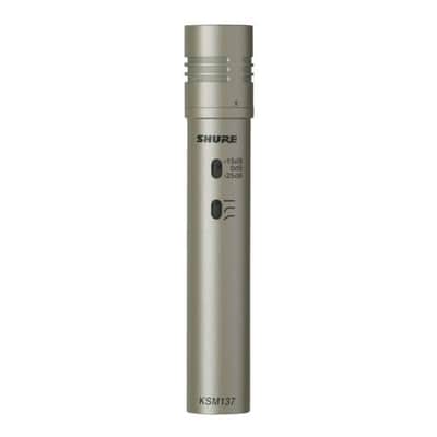 Shure KSM137/SL Cardioid Condenser Microphone, 20 Hz-20 kHz Frequency Response, Champagne image 1