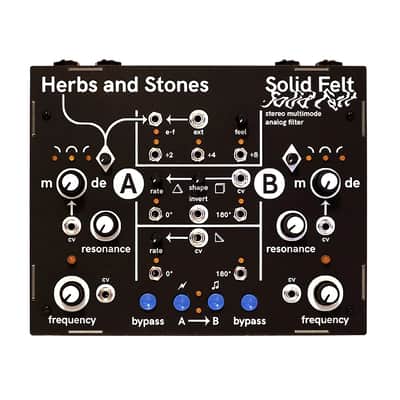 Herbs and Stones Solid Felt Desktop Stereo Multimode Analog Filter