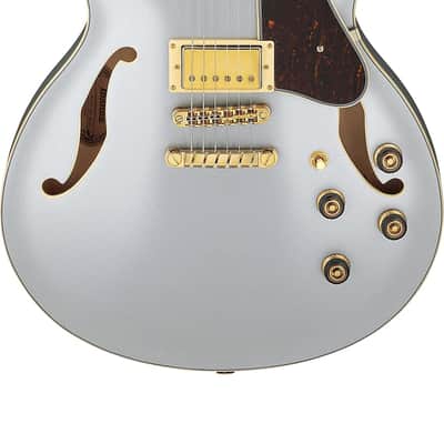 Ibanez AS73G-MSF Artcore (2025) - Moonstone Silver Flat image 1