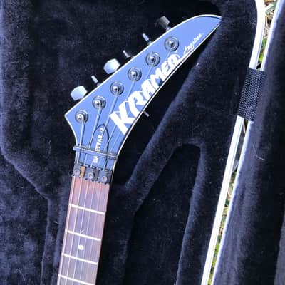 Kramer Baretta II 1980s American Series Flip Flop Blue image 9