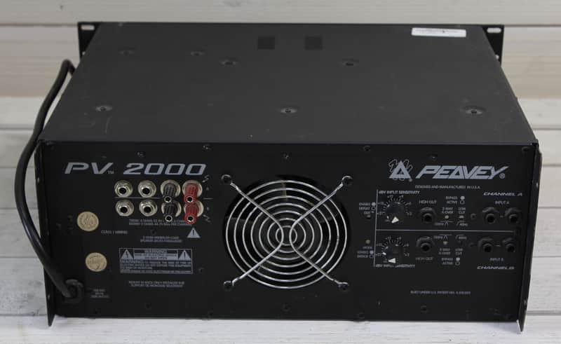 PEAVEY ピーヴィー PV2000 パワーアンプ Peavey PV2000 Professional Stereo Power Amplifier - 2000 Watts