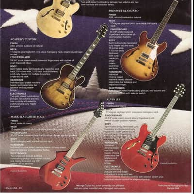 Heritage 535 Alvin Lee 1993 - Cherry image 21