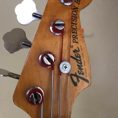 Fender Precision 1973 fretless bass neck, in great shpae! image 7