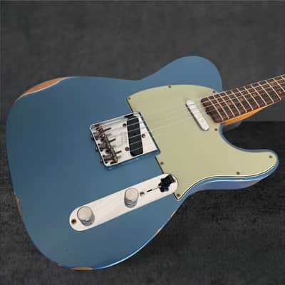2025 Fender Custom Shop '63 Telecaster Relic – Aged Lake Placid Blue image 3