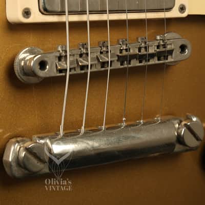 original 1957 Gibson Les Paul RARE Goldtop with a MAHOGANY TOP!!! image 4