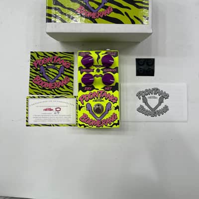 Steel Panther Poontang Boomerang Digital Delay Rare Guitar Effect Pedal + Box image 1