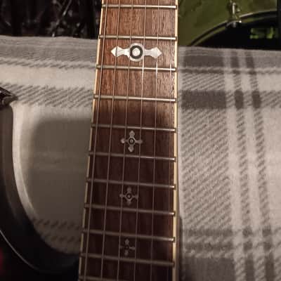 Jackson Rare Limited Edition Jackson Dinky MIK (Made in Korea) – Quilted Trans Red w/ Factory-Embedded Cross Inlays (HSS) Late90s,early2000 - Red quilted image 11