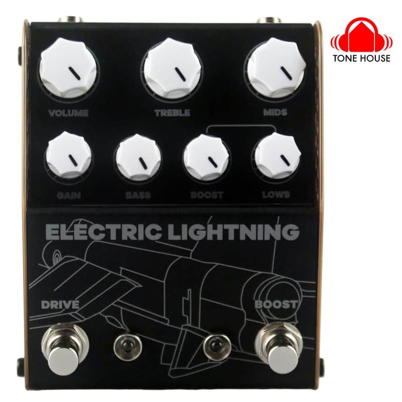 ThorpyFX Electric Lightning Tube Overdrive Effect Pedal - New image 1