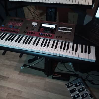 Casio XW-G1 61-Key Groove Synthesizer 2010s - Red / Silver