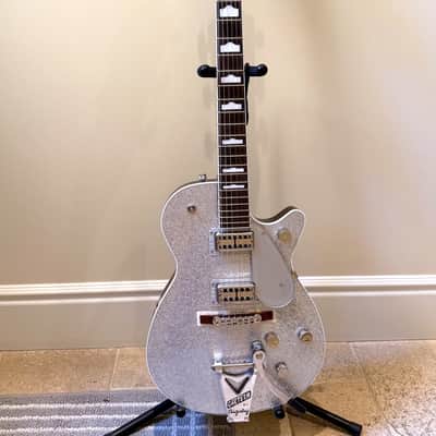 Gretsch G6129T-89 Vintage Select '89 Sparkle Jet with Bigsby 2023 - Silver Sparkle image 2