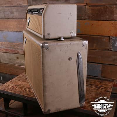 Fender Tremolux 6G9-B 30-Watt 2x10" Piggyback Guitar Amp 1960 - 1963 - Blonde image 5
