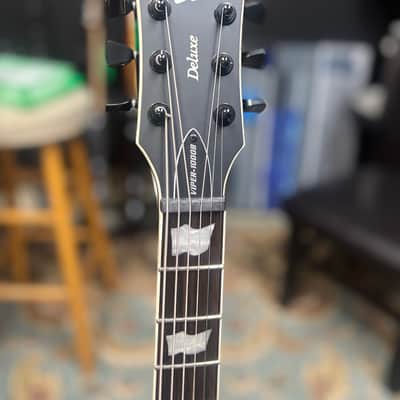 ESP LTD Viper-1000 Baritone 2022 - Present - Black Satin image 5