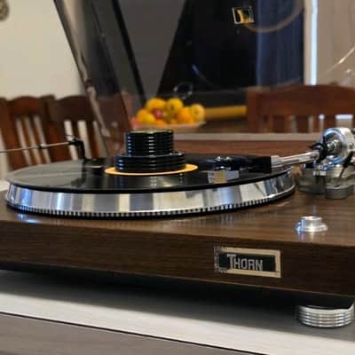 VINTAGE THORN RESTORED TURNTABLE/33/45 SPEED/CHROME STYLE image 8