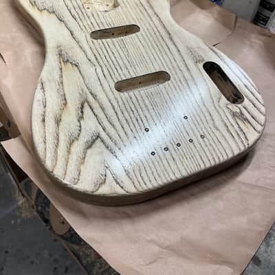 Madlad Instruments Grain Stained "Double Single" Precision Bass Semi-Gloss Finished Body (made with pride in north Texas) image 5