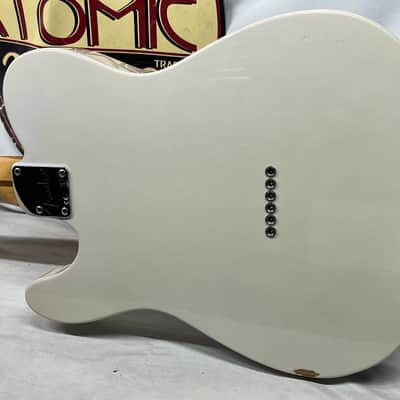 Fender Deluxe Nashville Telecaster Tele Electric Guitar - White Blonde image 11