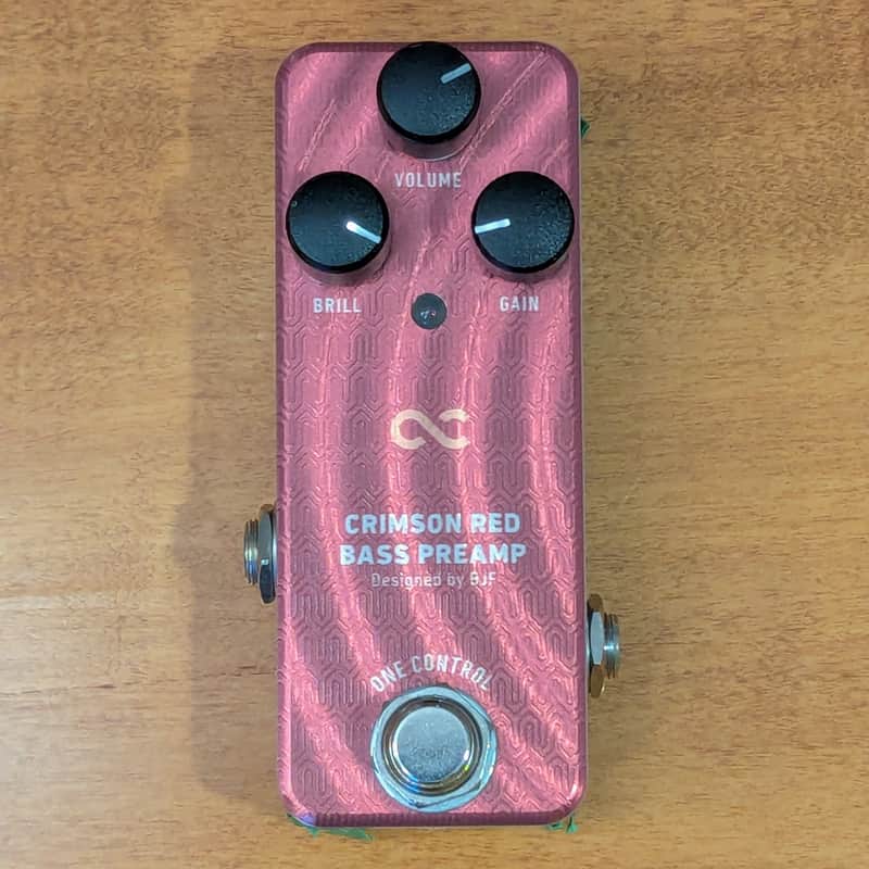 One Control Crimson Red Bass Preamp | Reverb