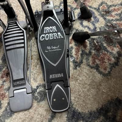Tama HP900PWN Iron Cobra 900 Series Power Glide Double Bass Drum Pedal 2010s - Black/Chrome image 2