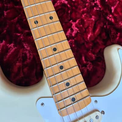 Fender American Original '50s Stratocaster with Maple Fretboard 2017 - White Blonde image 6