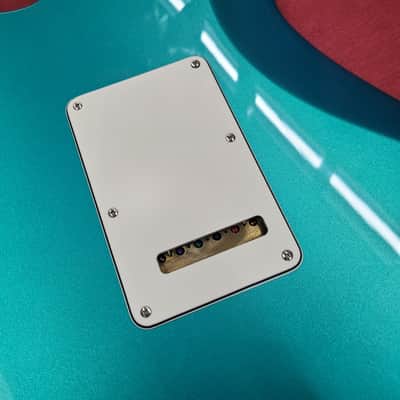 Unknown S-Style Parts Guitar SSS - Turquoise image 3