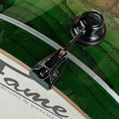 Fame Fortress Studio Shell Set Green Burst - Drum Shell Set image 6