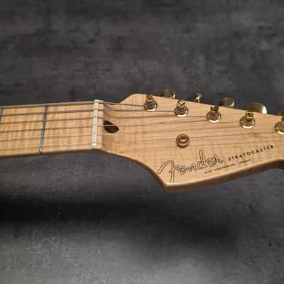 Fender Custom Shop Stratocaster 40th Anniversary Concert Limited Edition 1994 UK Exclusive ARTIST ONLY Eric Clapton Mark Knopfler Rory Gallagher George Harrison Keith Richards etc Ruby Red Ash Body Gold Hardware AAA Flame Neck USA American FSR Guitar image 5