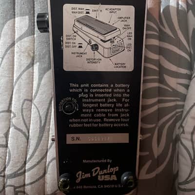 Dunlop GCB95FW Cry Baby Fuzz Wah 1990 - 1998 - Black image 6