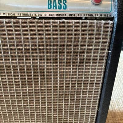 1973 Fender Musicmaster Bass 12-Watt 1x12" Bass Combo 1970 - 1980 - Silverface image 4