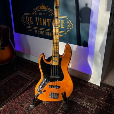 Fender Squier Vintage Modified '70s Jazz Bass LEFTHAND - Natural image 1