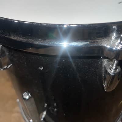 Gretsch USA Custom 14 x 14 floor Tom in Black Glass - Black Glass image 6