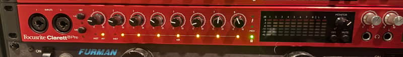 Focusrite Clarett 8Pre Thunderbolt Audio Interface image 1