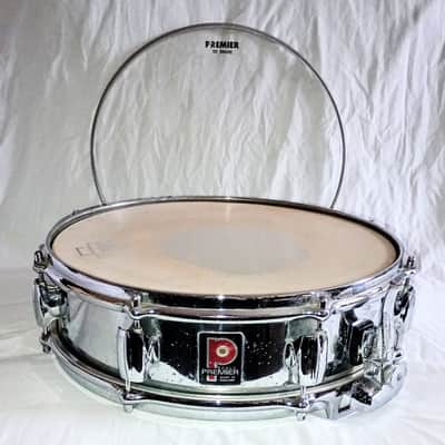 PREMIER VINTAGE  '70s ALUMINUM SNARE DRUM - CHROME - FREE SHIP TO C-USA! image 12