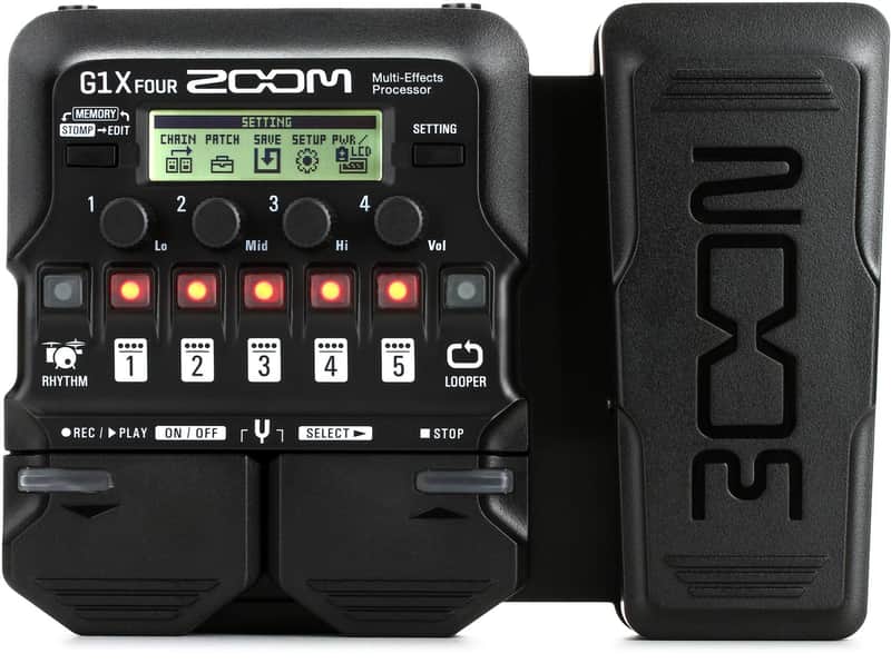 Zoom G1X FOUR Multi-effects Processor with Expression Pedal image 1