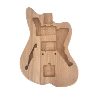 DIY Electric Guitar Body Replacement – Unfinished Mahogany image 1
